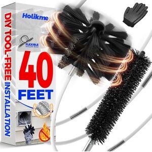 Holikme Dryer Vent Cleaning Kit with Brush NWT